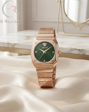 (OS) Versace Girls Rose Gold Green