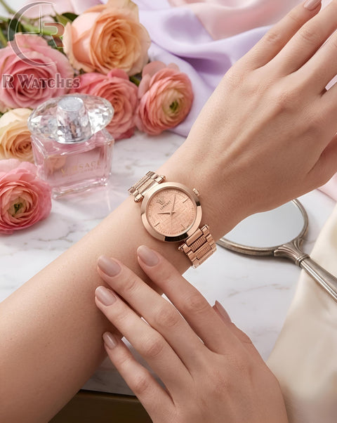 (OS) Versace Girls Full Rose Gold