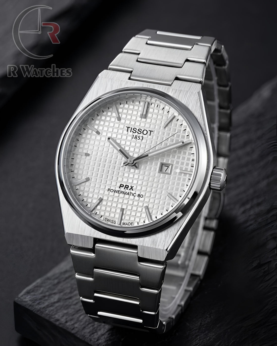 (OS)⭐ Tissot powermatic silver white