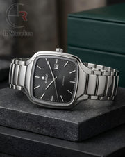 (OS)⭐ Rado Silver Black Dial