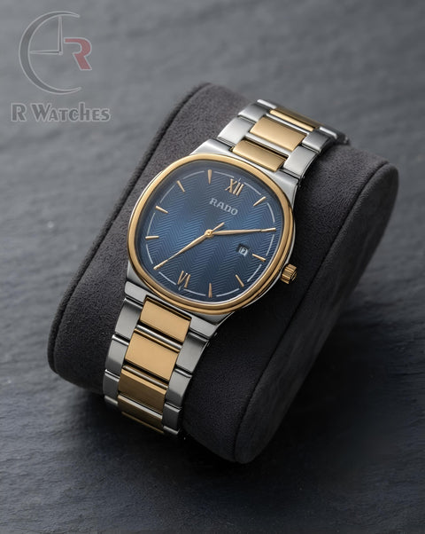 (OS2) Rado Square Dual Tone Blue