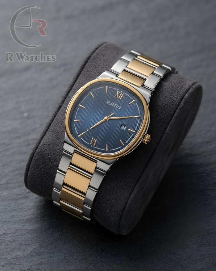 (OS2) Rado Square Dual Tone Blue