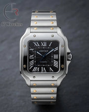 (SS) Cartier Silver Black Roman