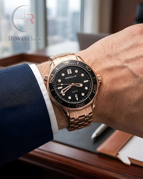 (OS) Snille Rose Gold Black