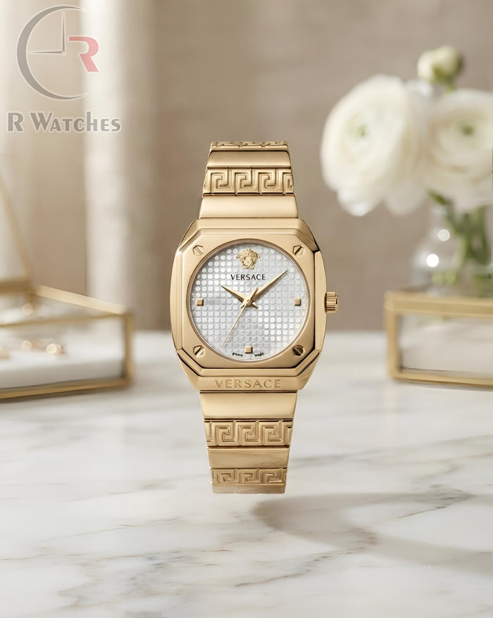 (OS) Versace Girls Gold White