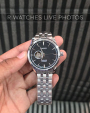 (SS)⭐ Seiko Automatic Silver Black