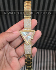 (OS)⭐ Guess Girls Diomond Edition Gold White