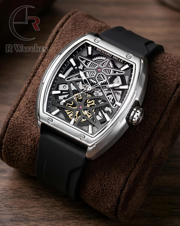 (OS) RM Automatic Silicon Silver Black