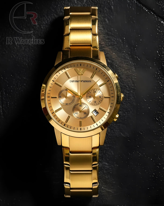 (OS3) Emporio Armani full Gold