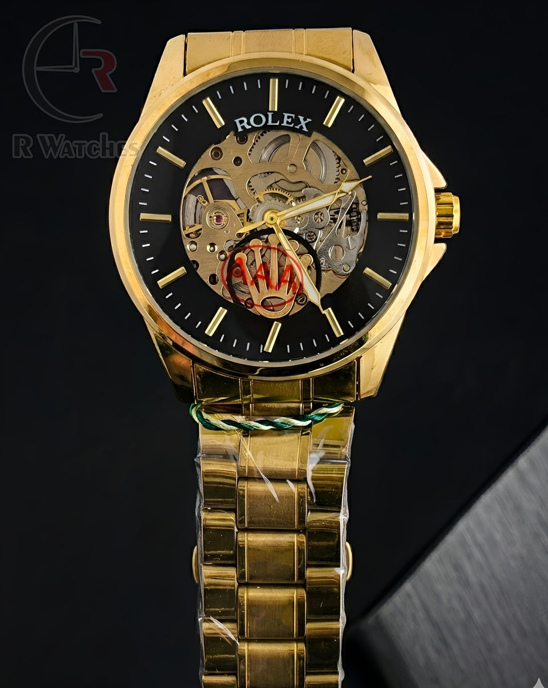 (OS) Rolex Automatic Gold Black