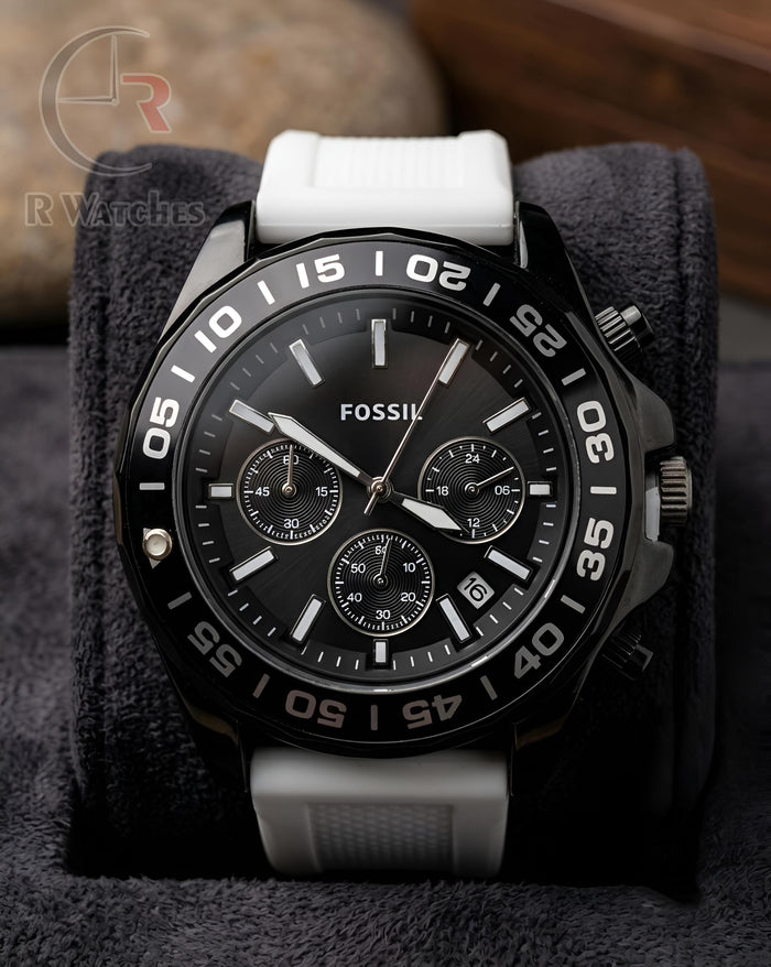 (OS) Fossil Silicon Black White