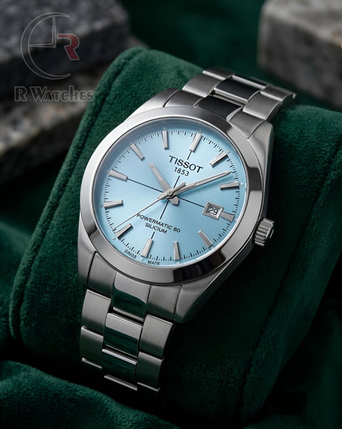 (OS) Tissot Powermatic Silver blue