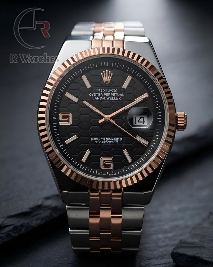 (OS) Rolex Rose Gold Black