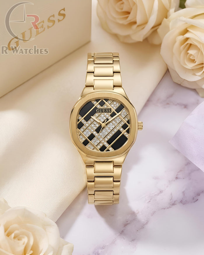 (OS) Guess Girls Gold Black