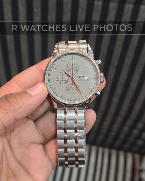 (OS)⭐ Tissot New premium Dual Tone Grey