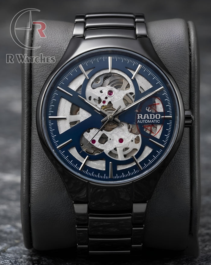 (OS) Rado Automatic Nevy Blue Black