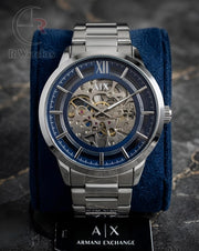 (OS) AX Automatic Nevy Blue Silver