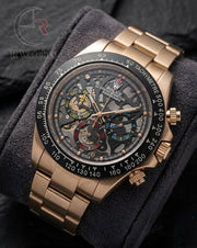(OS) Rolex Machinery Rose Gold Black
