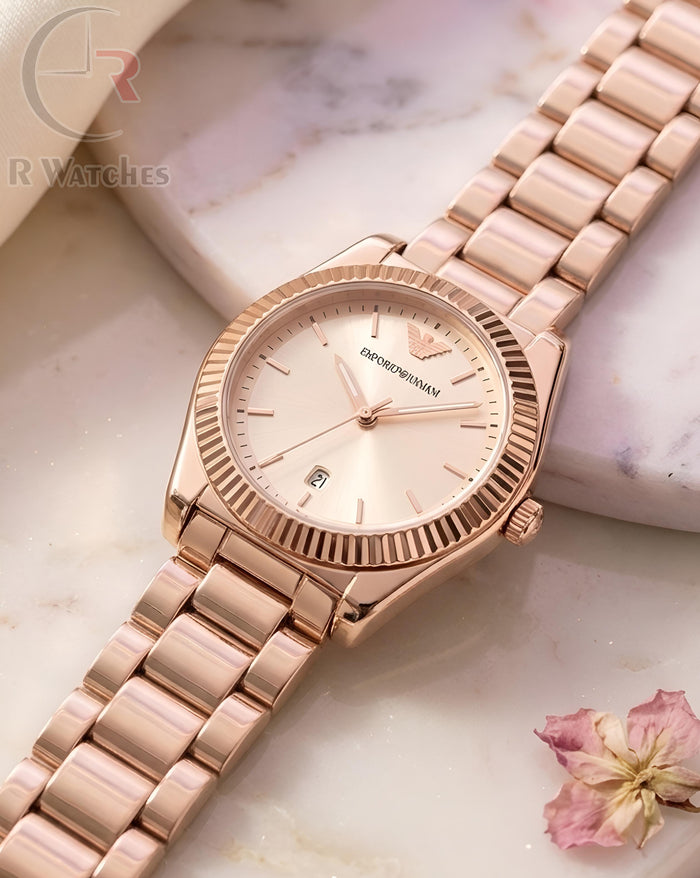 (SS) Armani girls full rose gold