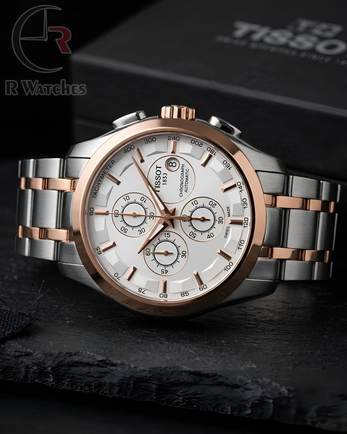 (OS26)⭐ Tissot dual tone white