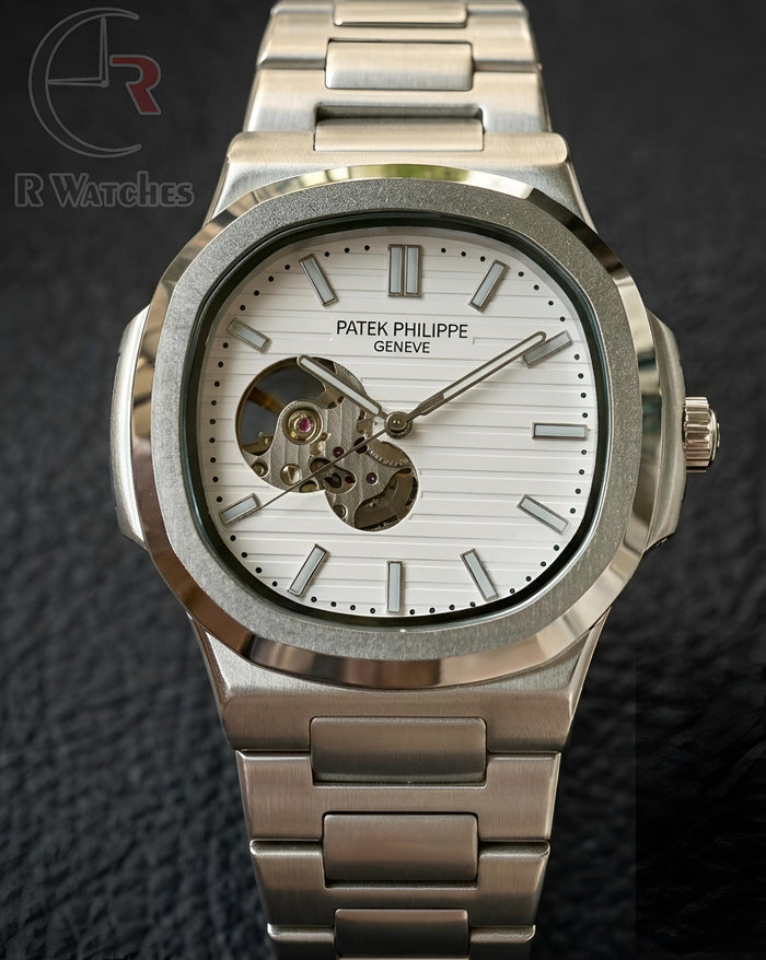 (OS) Patek Philippe automatic silver white