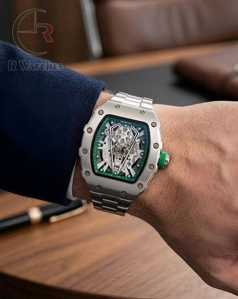 (OS)⭐ RM Machinery Silver Green