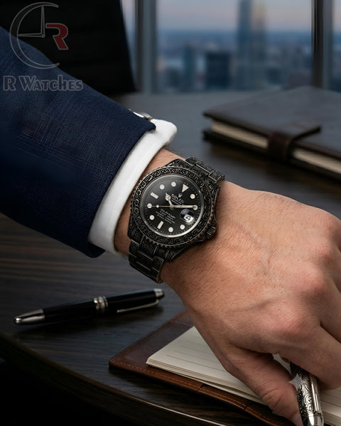 (OS2) Rolex Rajwadi Full Black