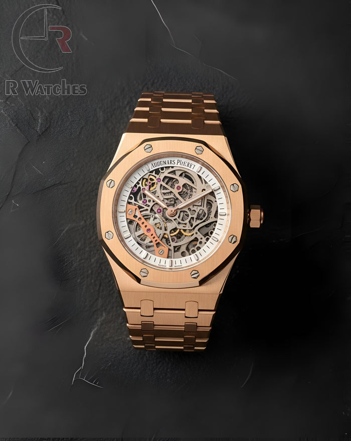 (SS) Audemars Piguet Master automatic Rose Gold White