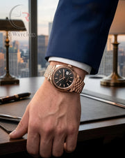 (OS) Rolex Rose Gold Black
