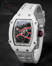 (OS)⭐ RM Silicon Full White Dial
