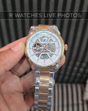 (SS)⭐ Tommy Hilfiger automatic dual tone white dial