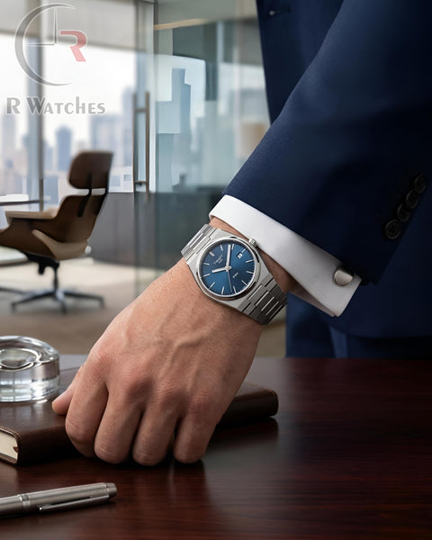 (OS2)⭐ Tissot prx blue