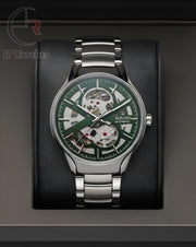 (OS) Rado Automatic Green Silver