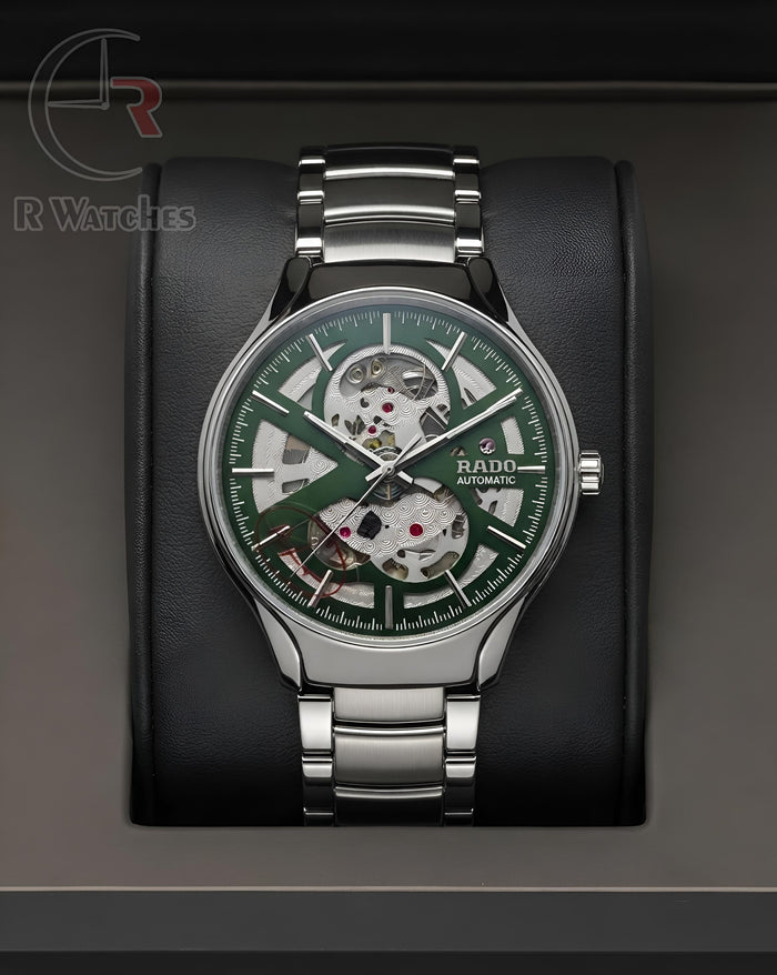 (OS) Rado Automatic Green Silver