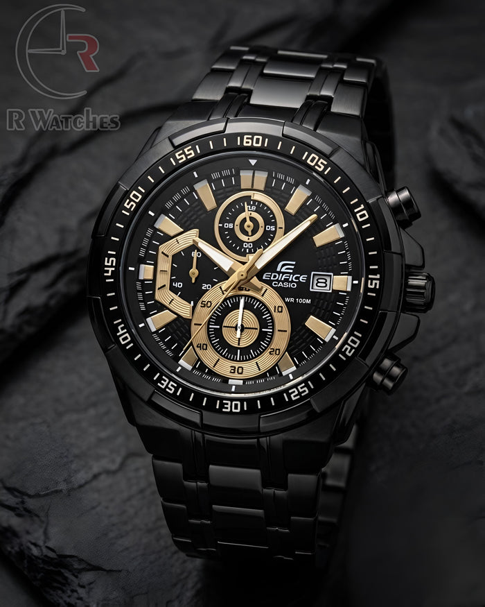 (SS)⭐ Casio Edifice Black gold