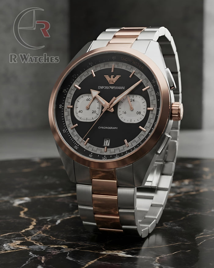 (OS) Armani Rose Gold Black