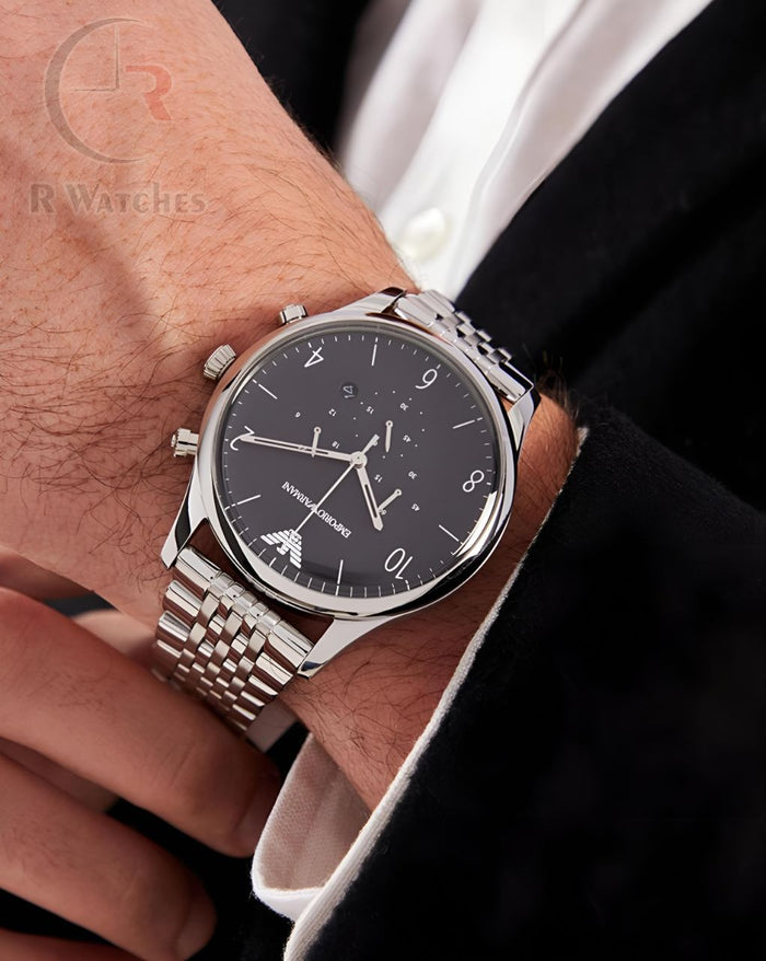 (OS)⭐ Emperio Armani Silver Black