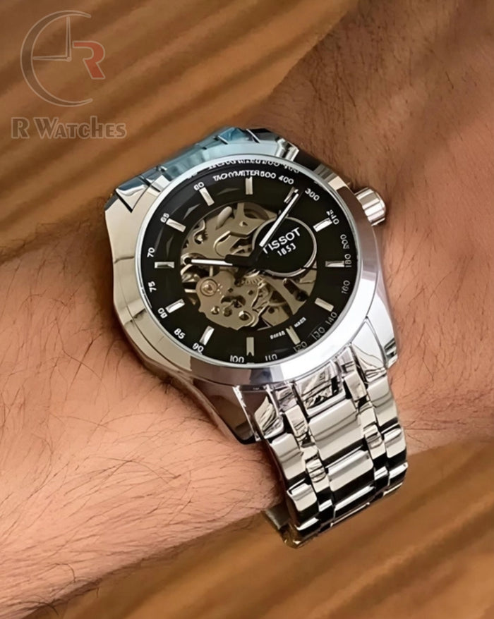 (OS2) Tissot Automatic Metal silver black dial
