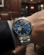 (OS) Rado Automatic Blue Silver