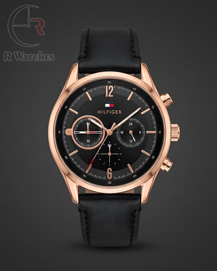 (OS) Tommy Hilfiger Leather Rose Gold