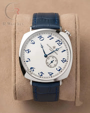 (OS) Vacheron Constantin Leather Silver White Blue