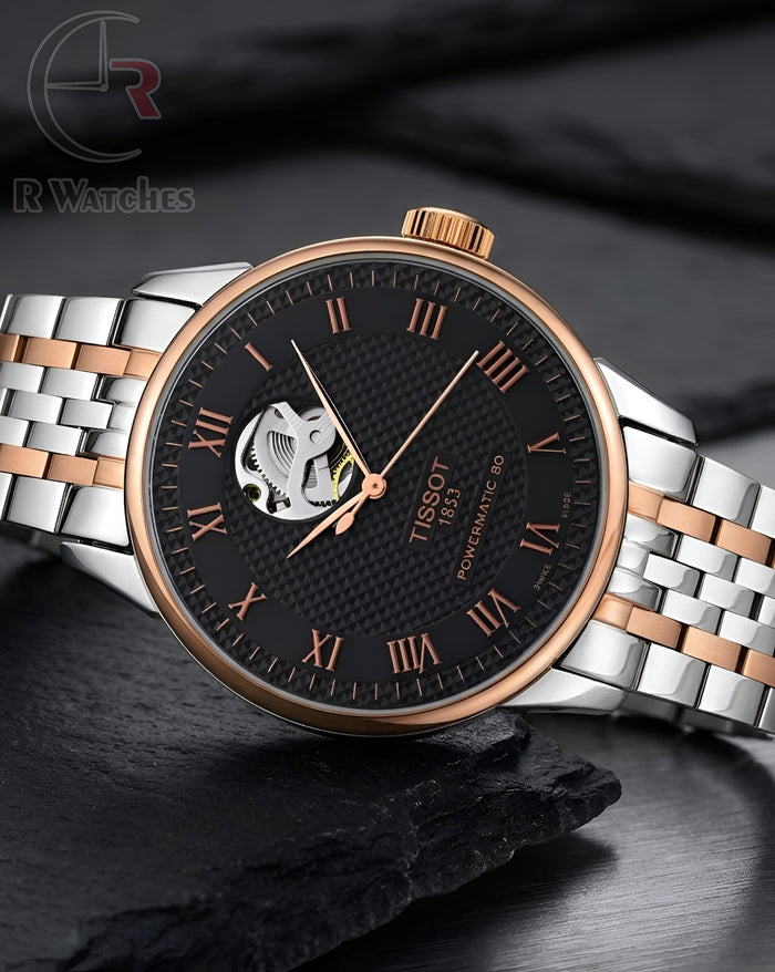 (SS) Tissot automatic dual tone Black