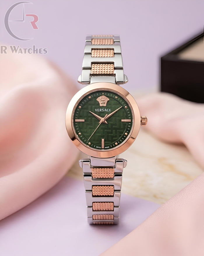 (OS) Versace Girls Rose Gold Green