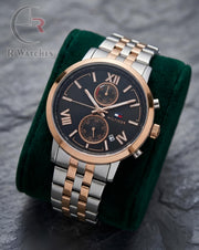 (OS) Tommy Hilfiger Rose Gold Black