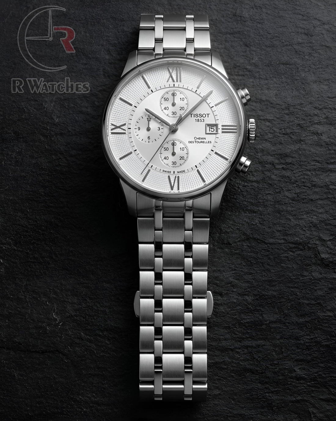 (OS3)⭐ Patek Tissot Premium Silver White Dial