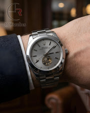 (OS2) Rolex Automatic Grey Silver