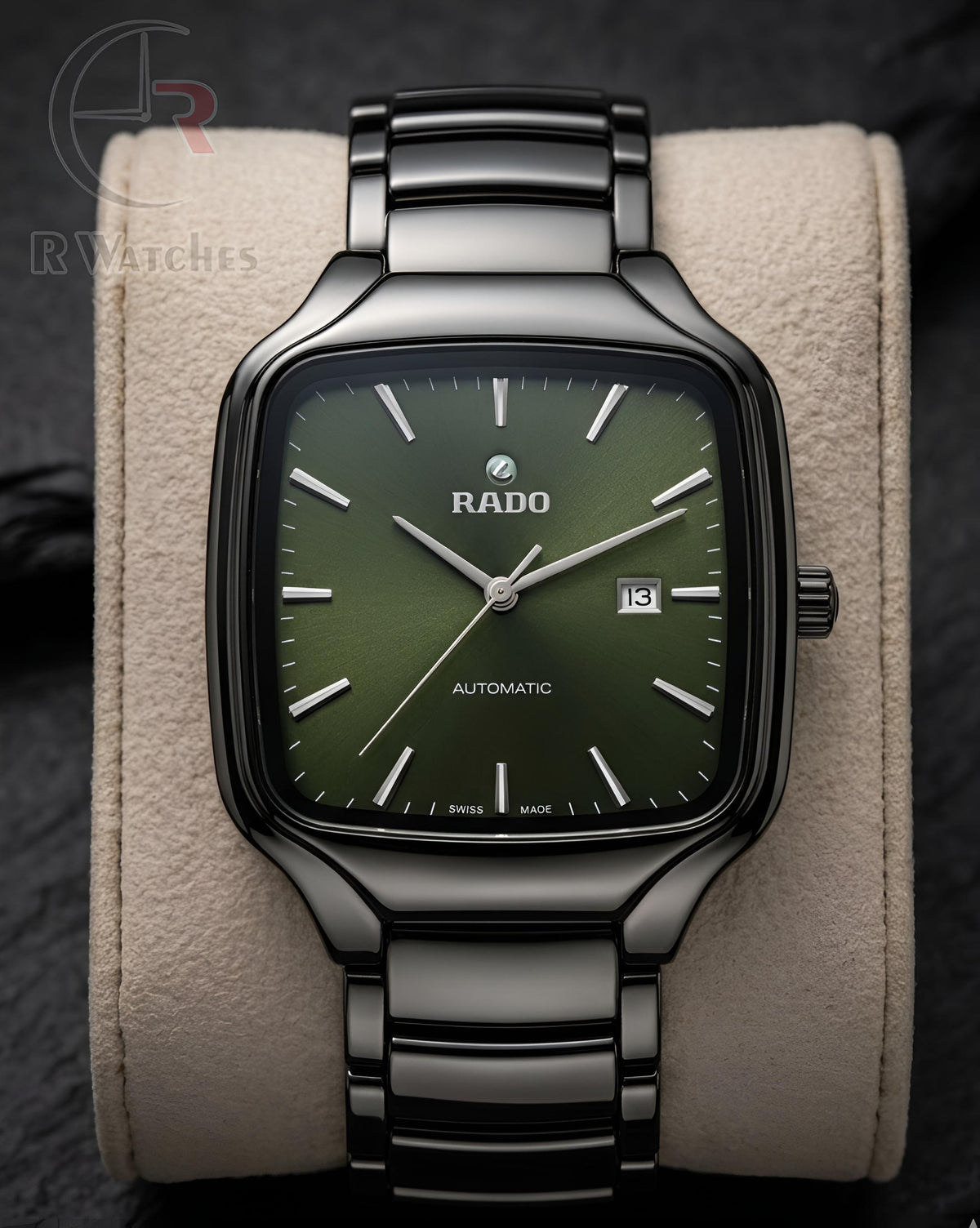 (OS)⭐ Rado Black Green Dial