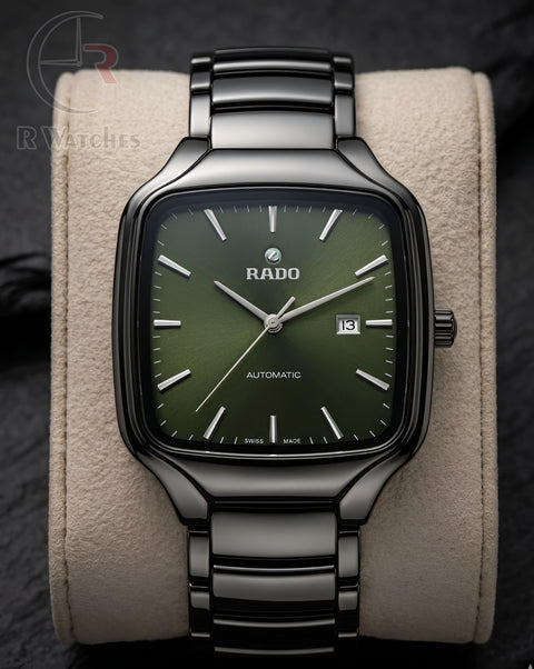 (OS)⭐ Rado Black Green Dial