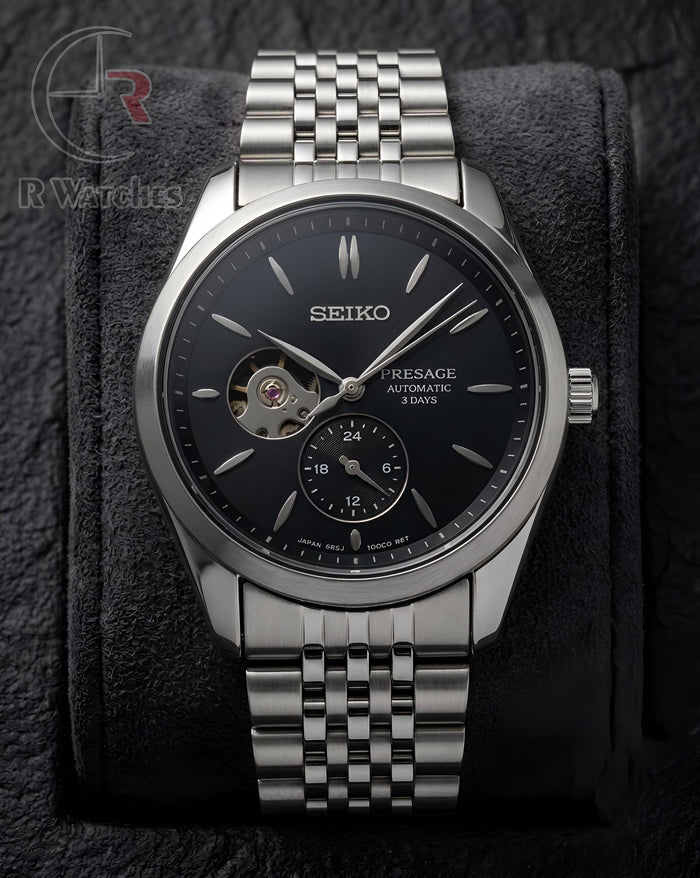 (OS2) Seiko Automatic Silver Black