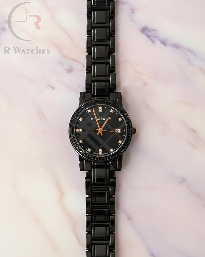 (OS)⭐ Burberry girls full black rose gold